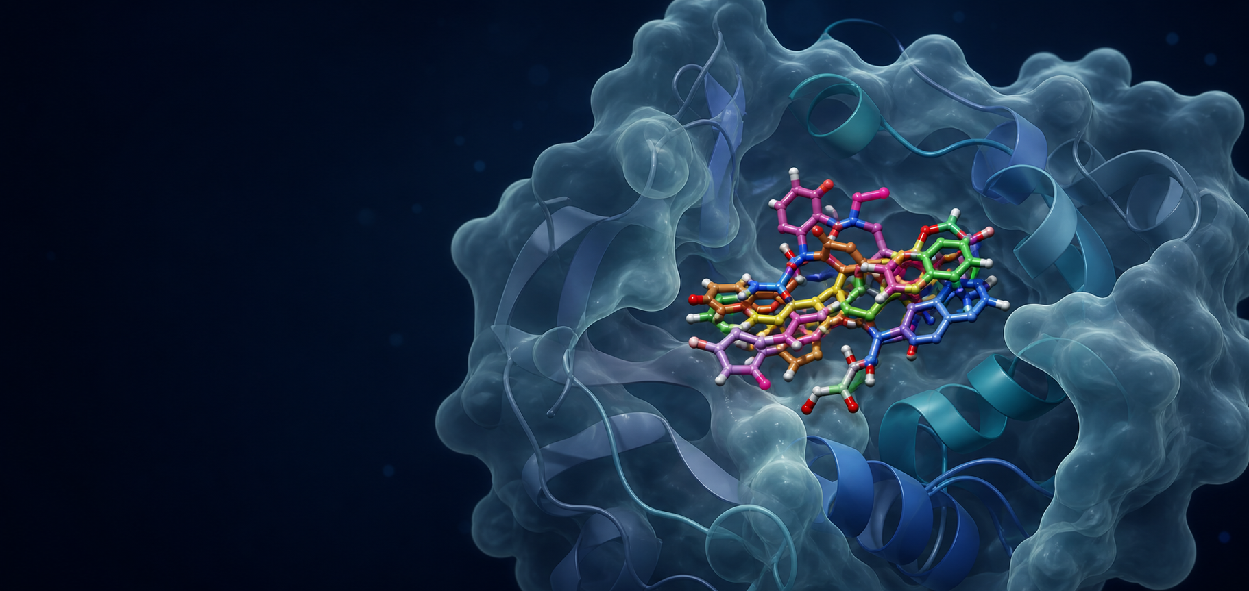 Multiple predicted ligand docking poses